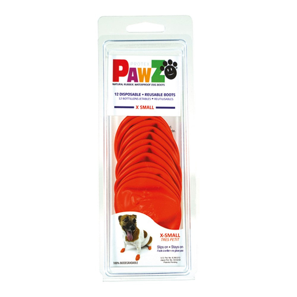 Hundesko i orange – Pawz hundesko størrelse XS