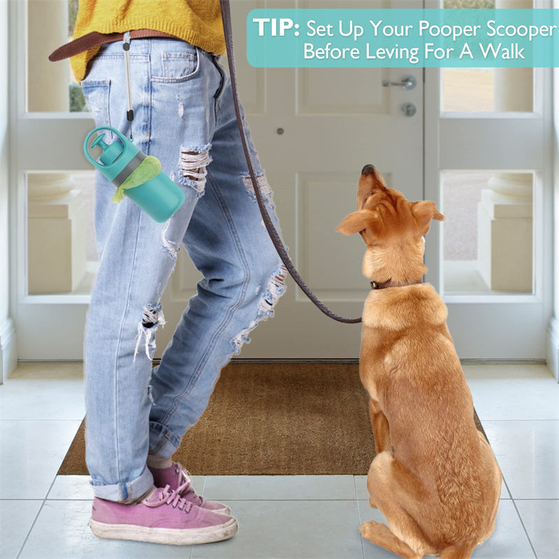 Dog Pooper Scooper – Portable & Lightweight with Built-in Bag