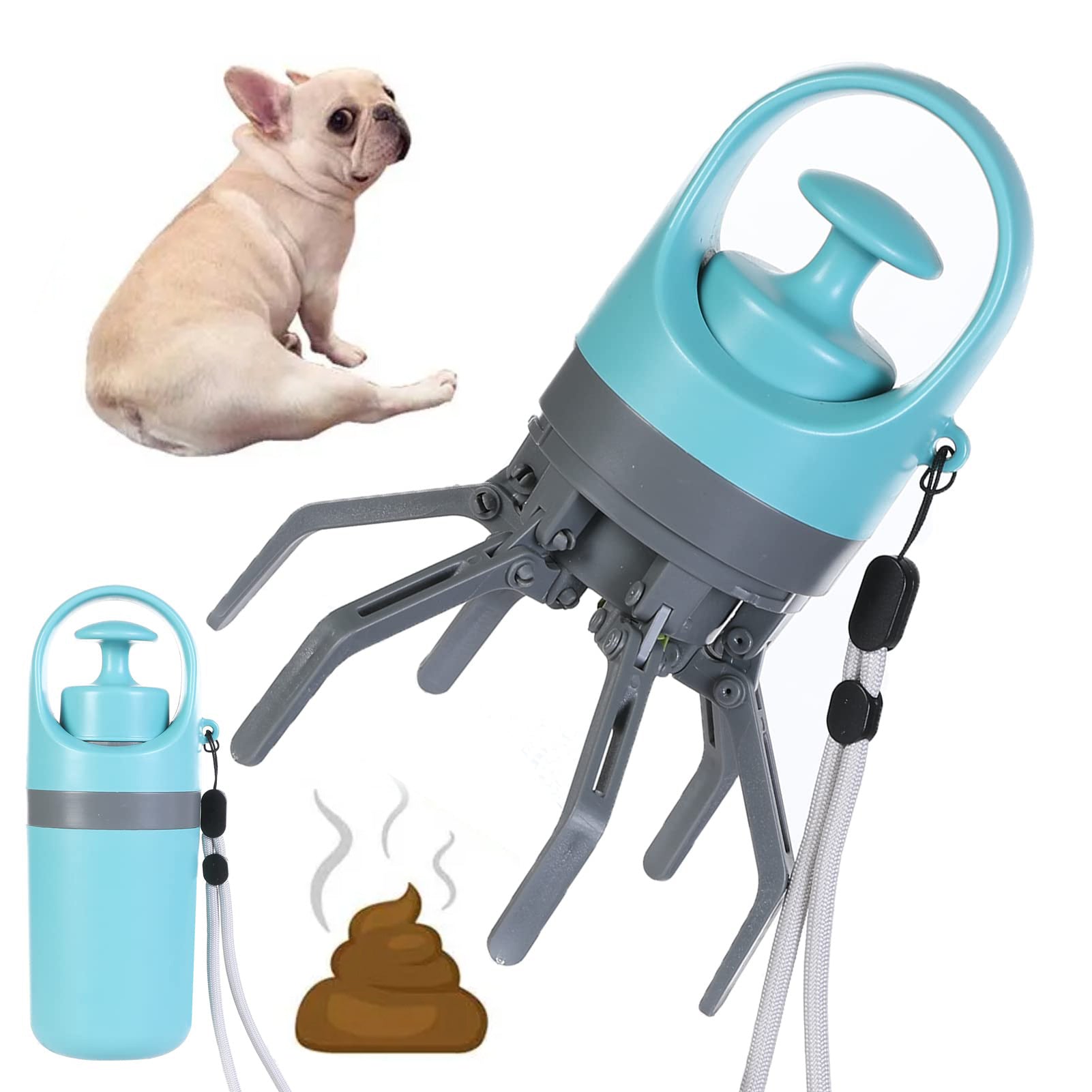 Dog Pooper Scooper – Portable & Lightweight with Built-in Bag