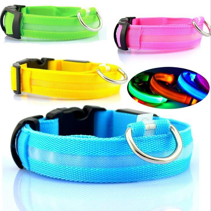 LED hundehalsbånd – USB Rechargeable Safety Collar for Night Walks