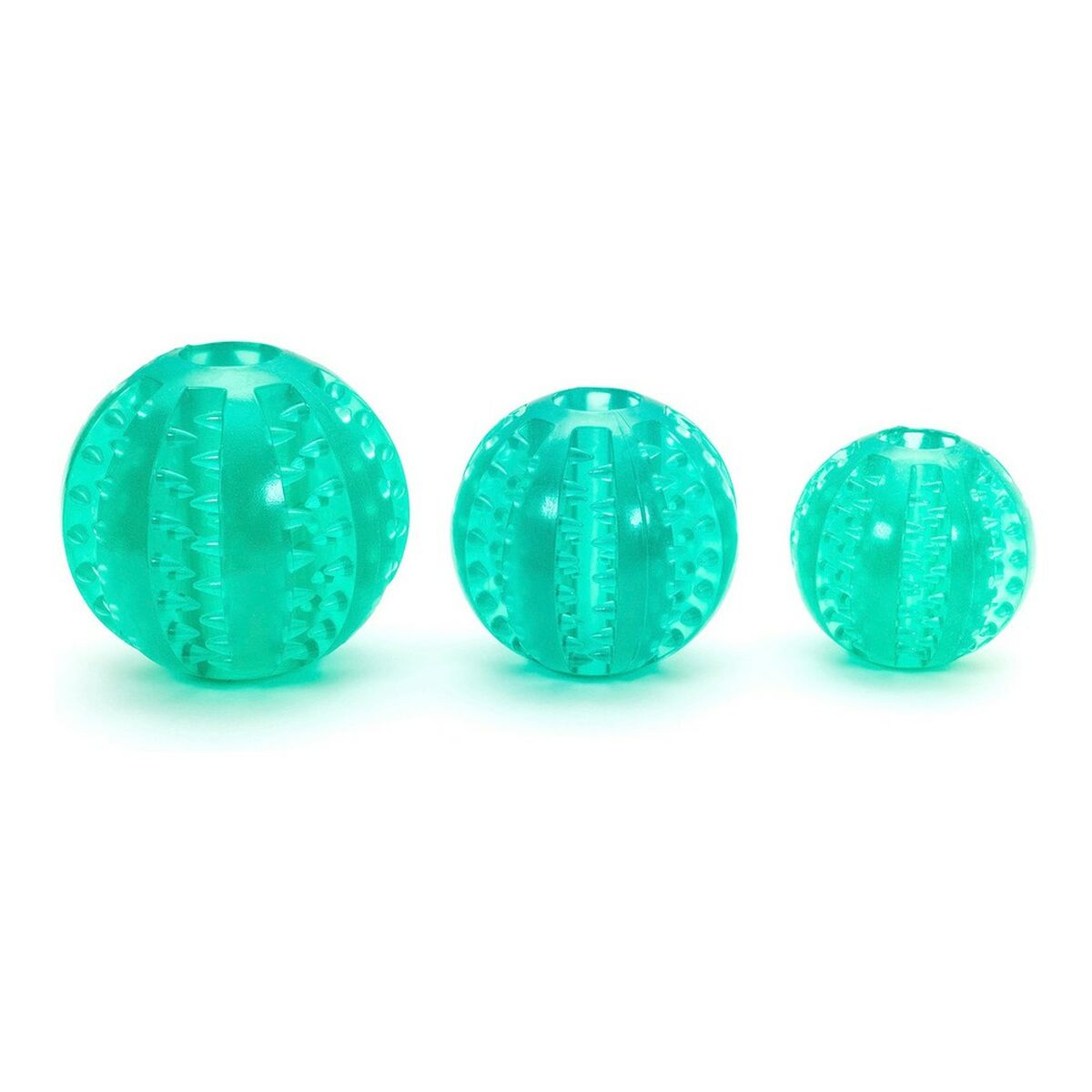 Tandrensende hundelegetøj – Gummibold til sund tænder