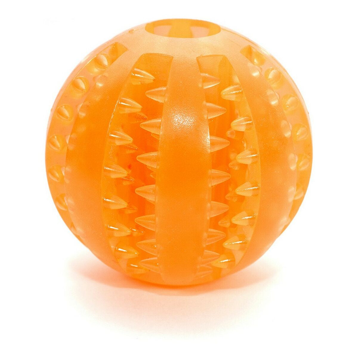 Tandrensende hundelegetøj – Gummibold til sund tænder