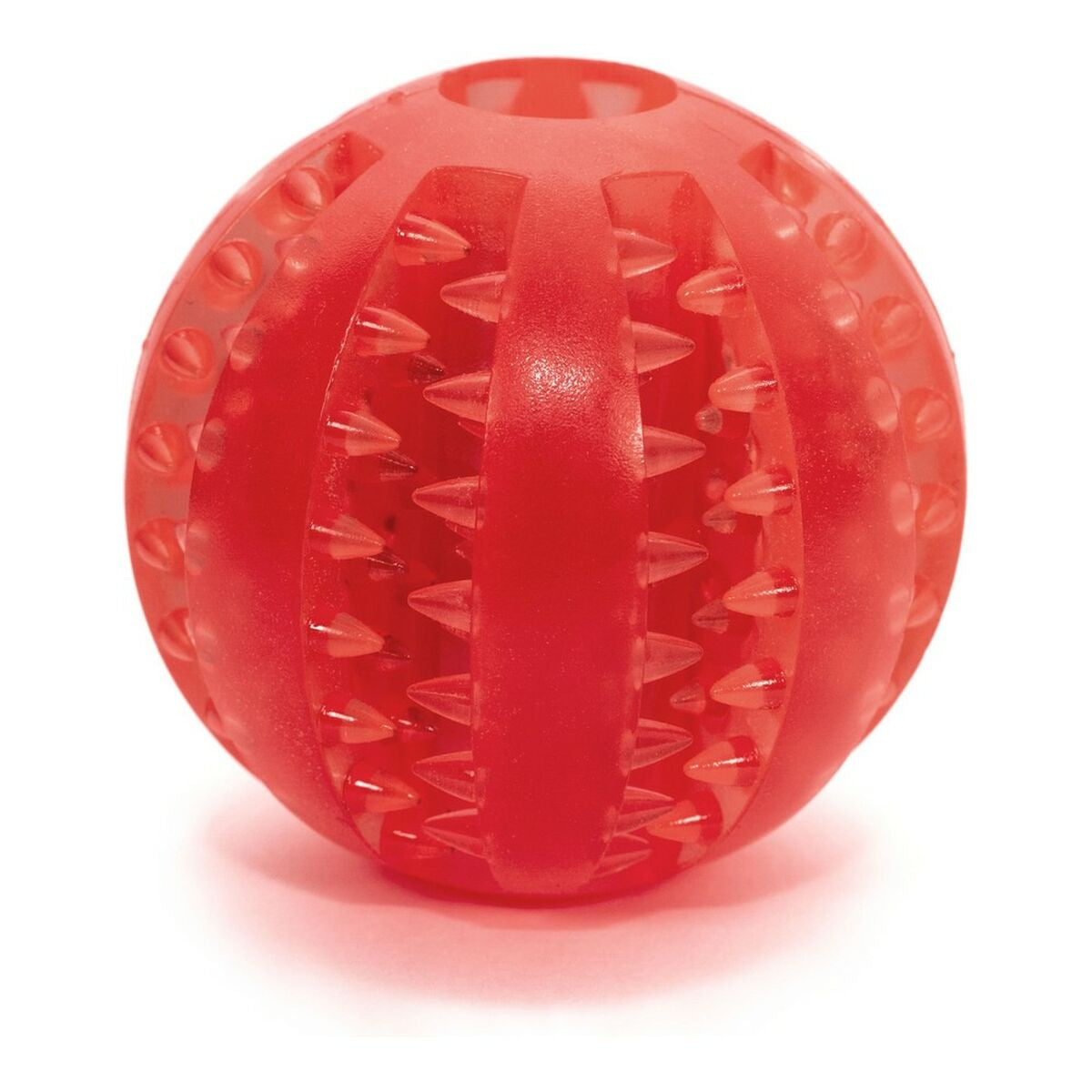 Tandrensende hundelegetøj – Gummibold til sund tænder