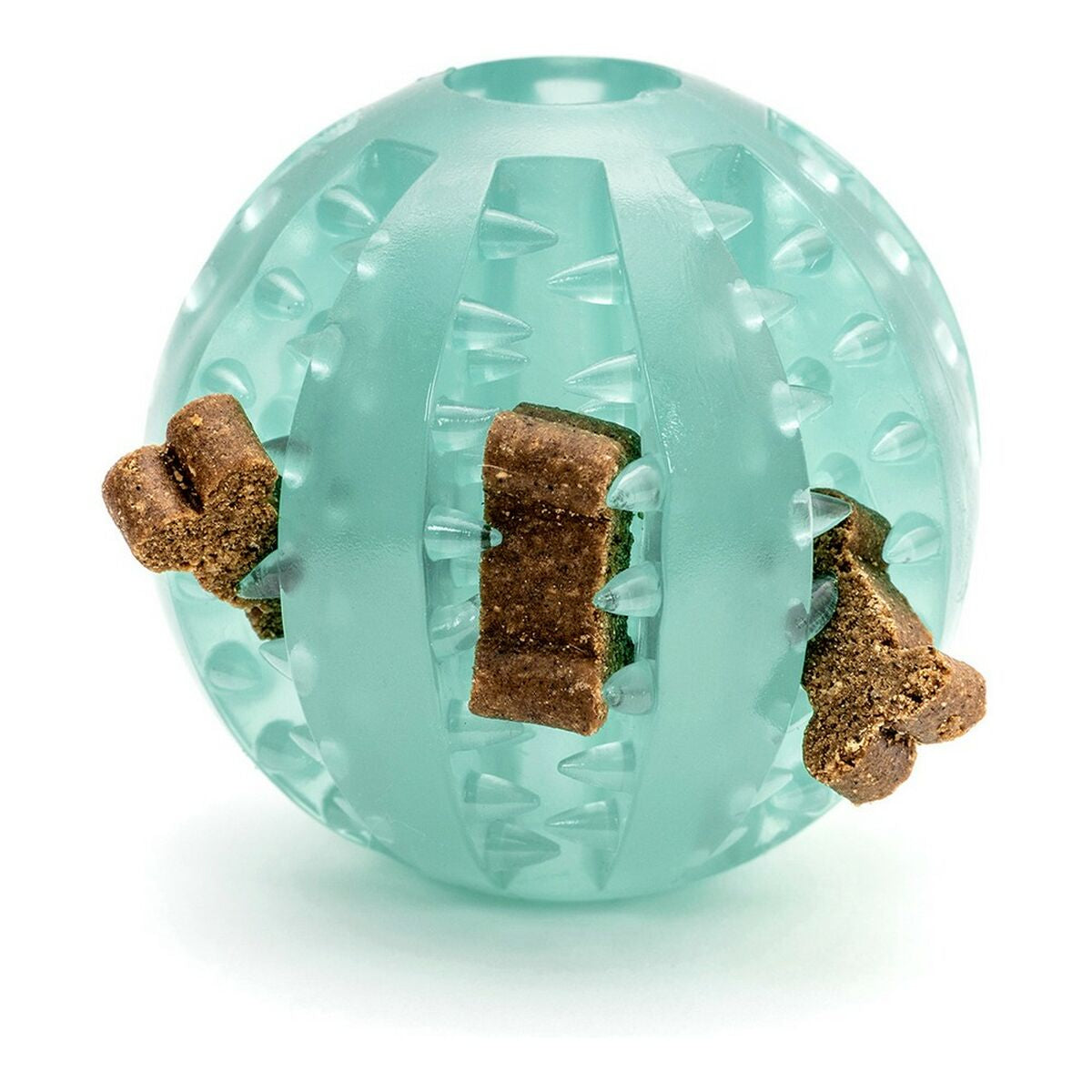 Tandrensende hundelegetøj – Gummibold til sund tænder