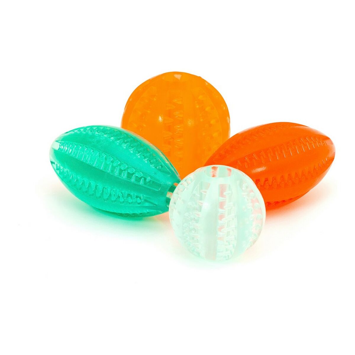 Tandrensende hundelegetøj – Gummibold til sund tænder