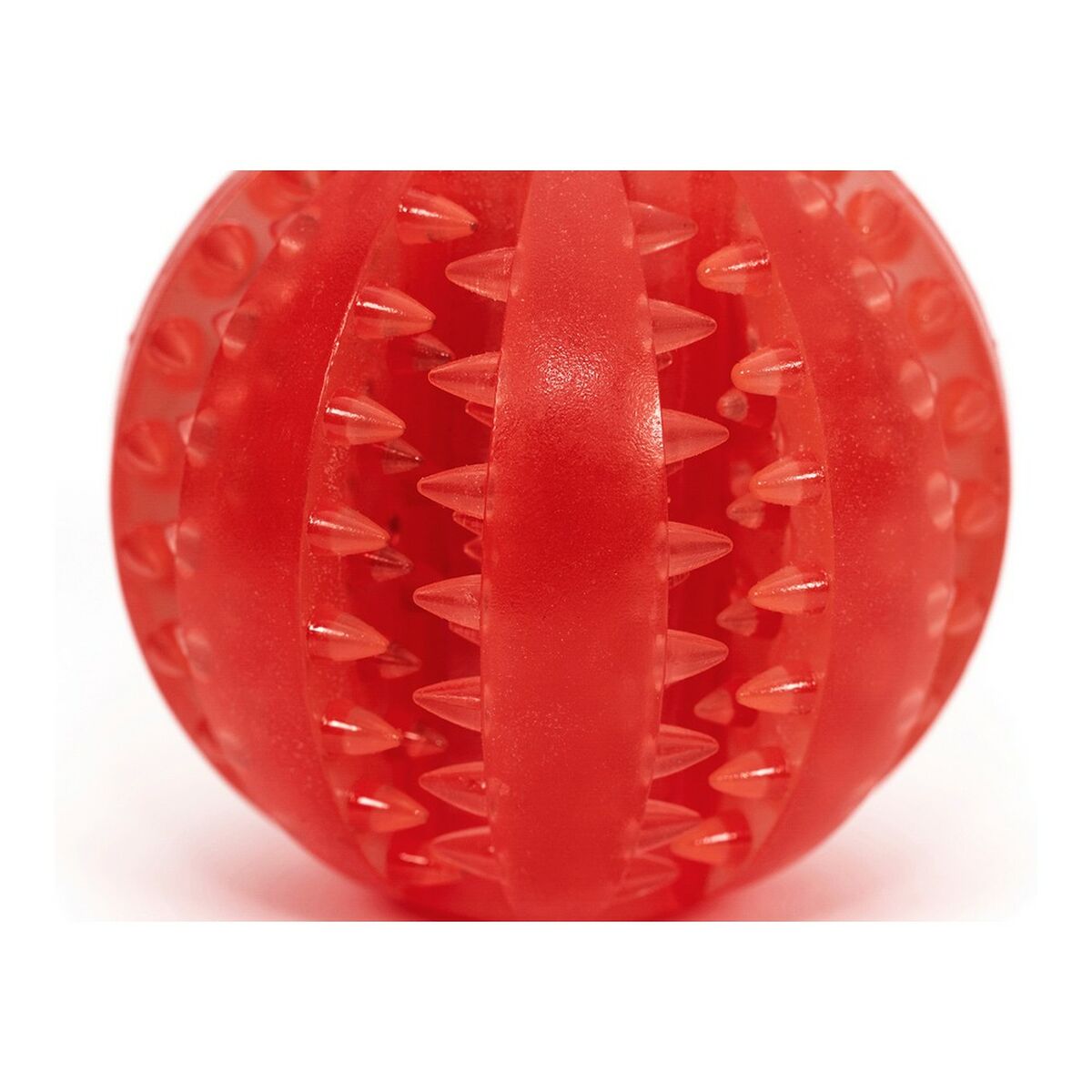 Tandrensende hundelegetøj – Gummibold til sund tænder