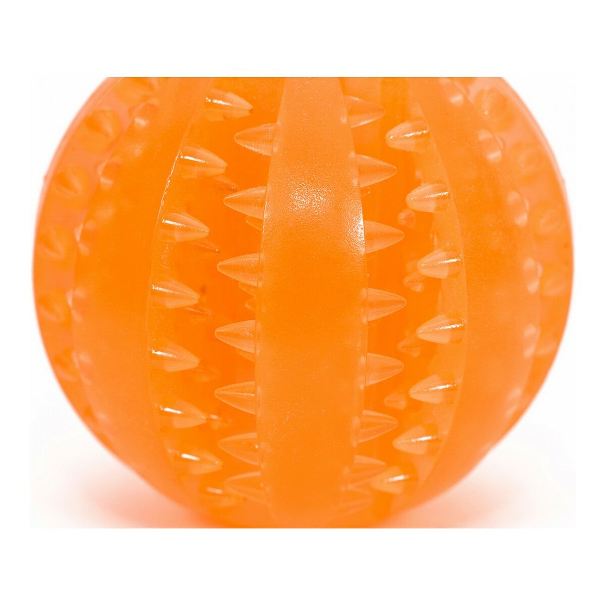 Tandrensende hundelegetøj – Gummibold til sund tænder