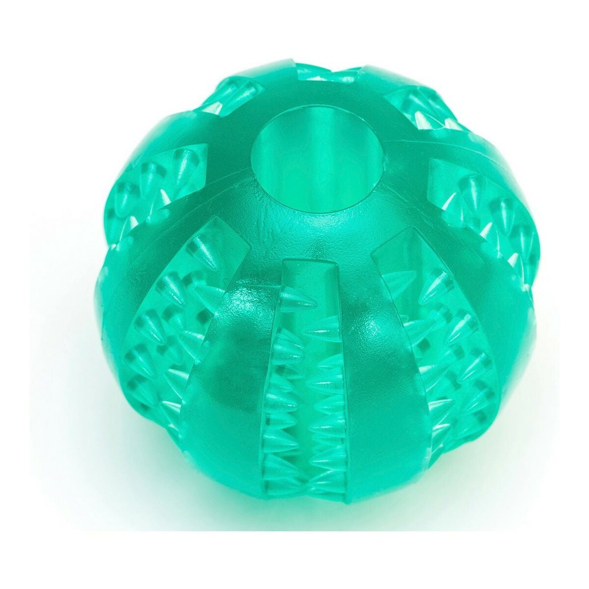 Tandrensende hundelegetøj – Gummibold til sund tænder