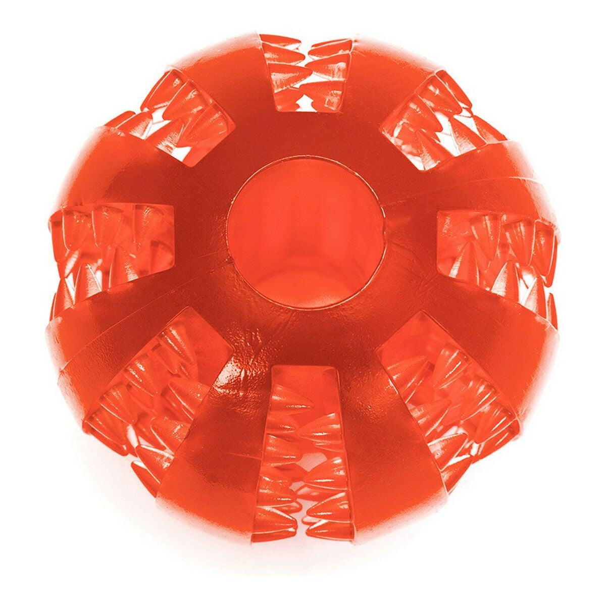 Tandrensende hundelegetøj – Gummibold til sund tænder