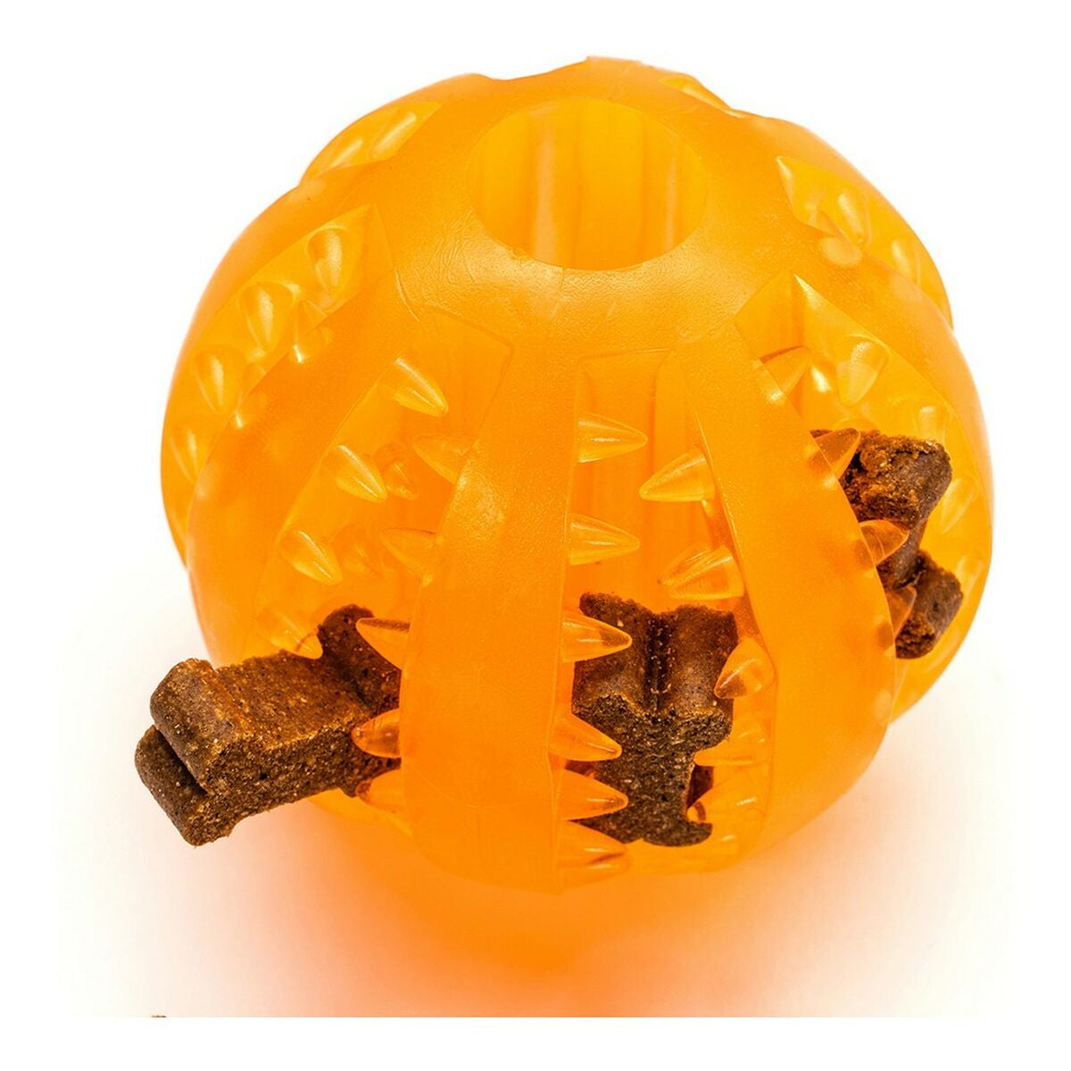 Tandrensende hundelegetøj – Gummibold til sund tænder