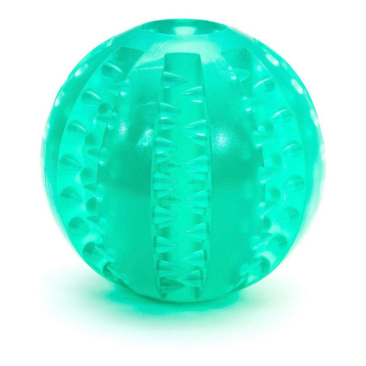 Tandrensende hundelegetøj – Gummibold til sund tænder