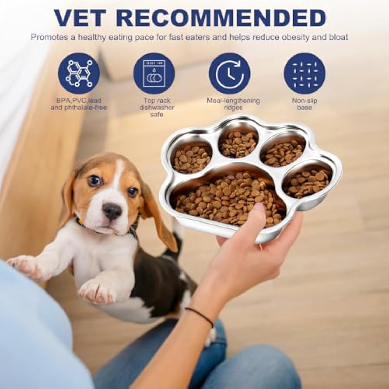 Slow Feeder Hundeskål – Anti-Slug, Non-Slip & Sund Spiserytme