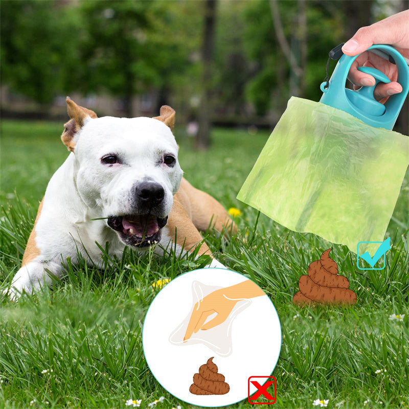 Dog Pooper Scooper – Portable & Lightweight with Built-in Bag